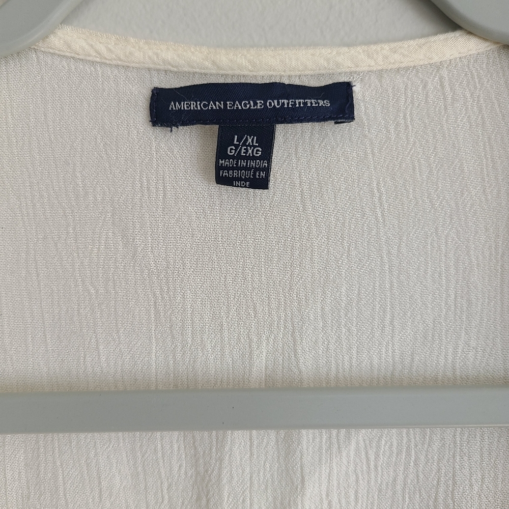 American Eagle Outfitters Open-Front Kimono Cardigan - Picture 3 of 4